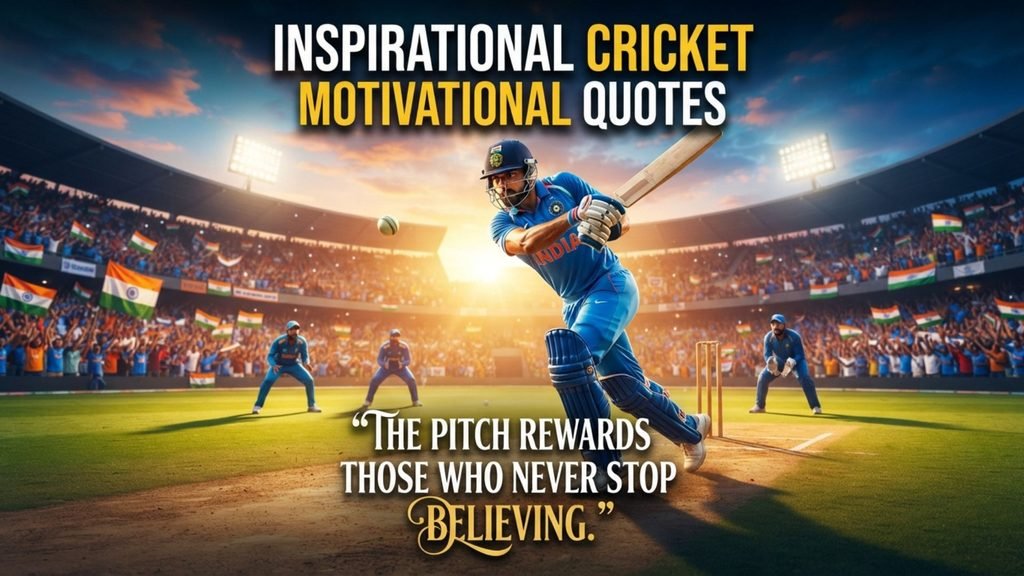 Inspirational Cricket Motivational Quotes