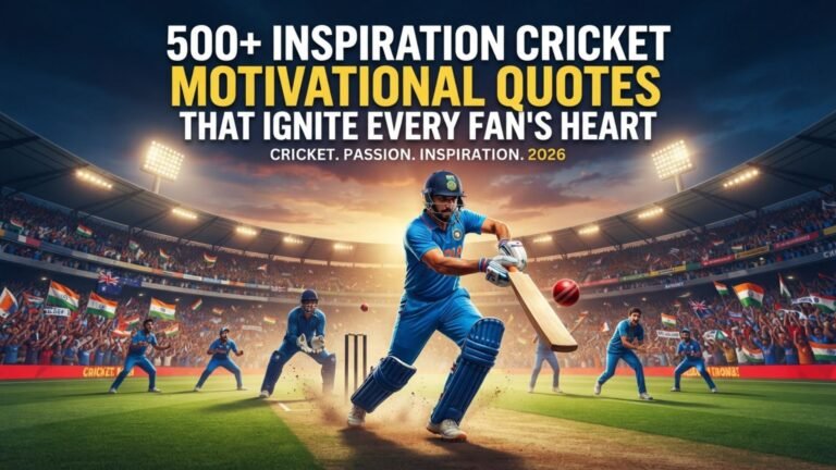 Inspiration Cricket Motivational Quotes