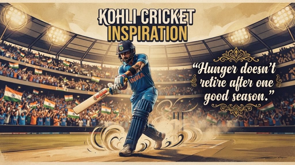Kohli Inspiration Cricket Motivational Quotes