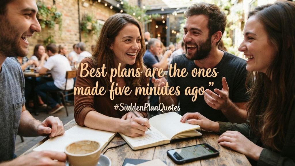 Sudden Plan Quotes
