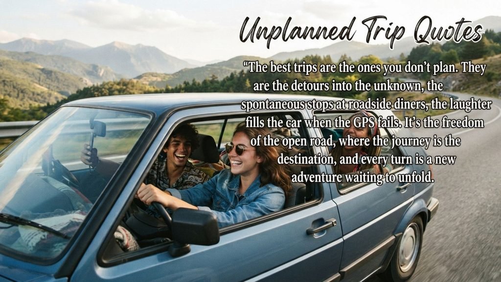 Unplanned Trip Quotes 