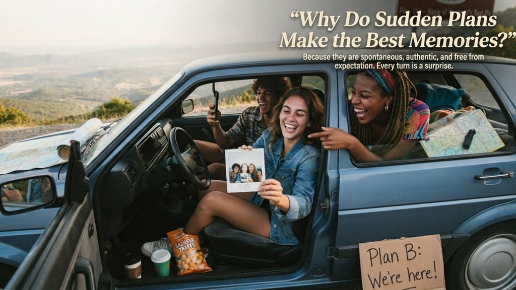 Why Do Sudden Plans Make the Best Memories?