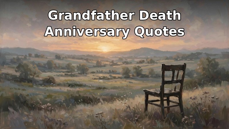 Grandfather Death Anniversary Quotes